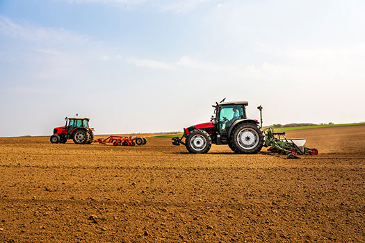 Soluzioni per l'agricoltura: Livellamento del terreno